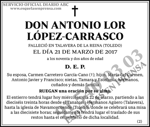 Antonio Lor López-Carrasco